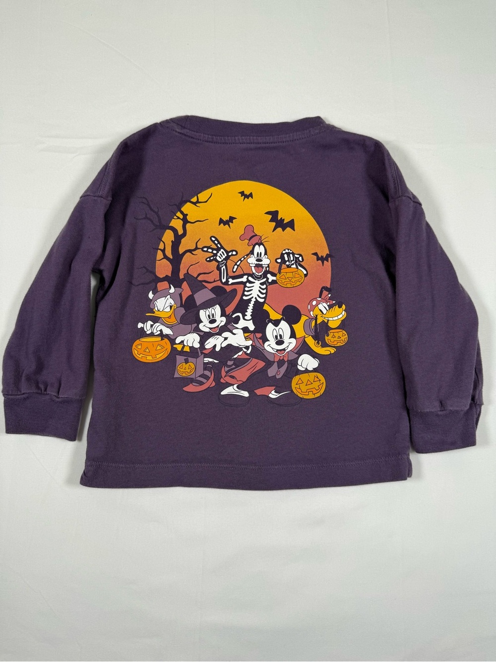 GAP x DISNEY Kids Mickey Minnie Goofy Donald Pluto Halloween Shirt 18-24M Retro